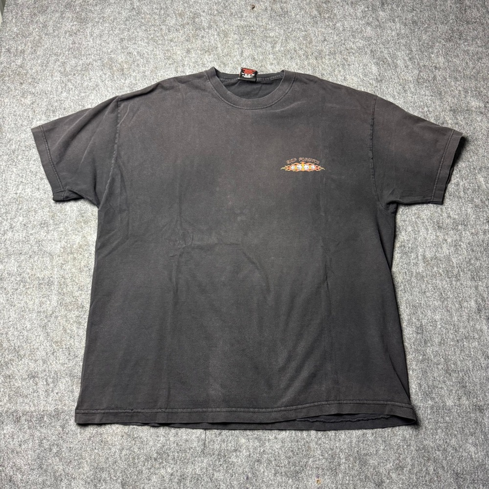 Harley Davidson T Shirt 2XL Skip Fordyce Bike Night Riverside CA Double Sided